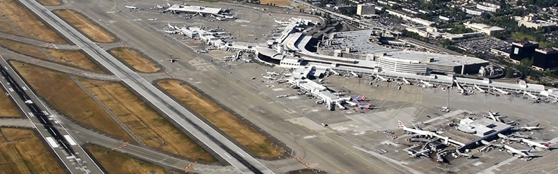 Seattle Tacoma Airport from the air