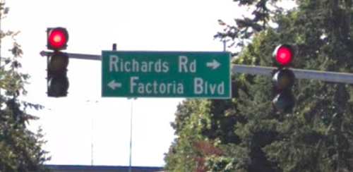 turn left on factoria